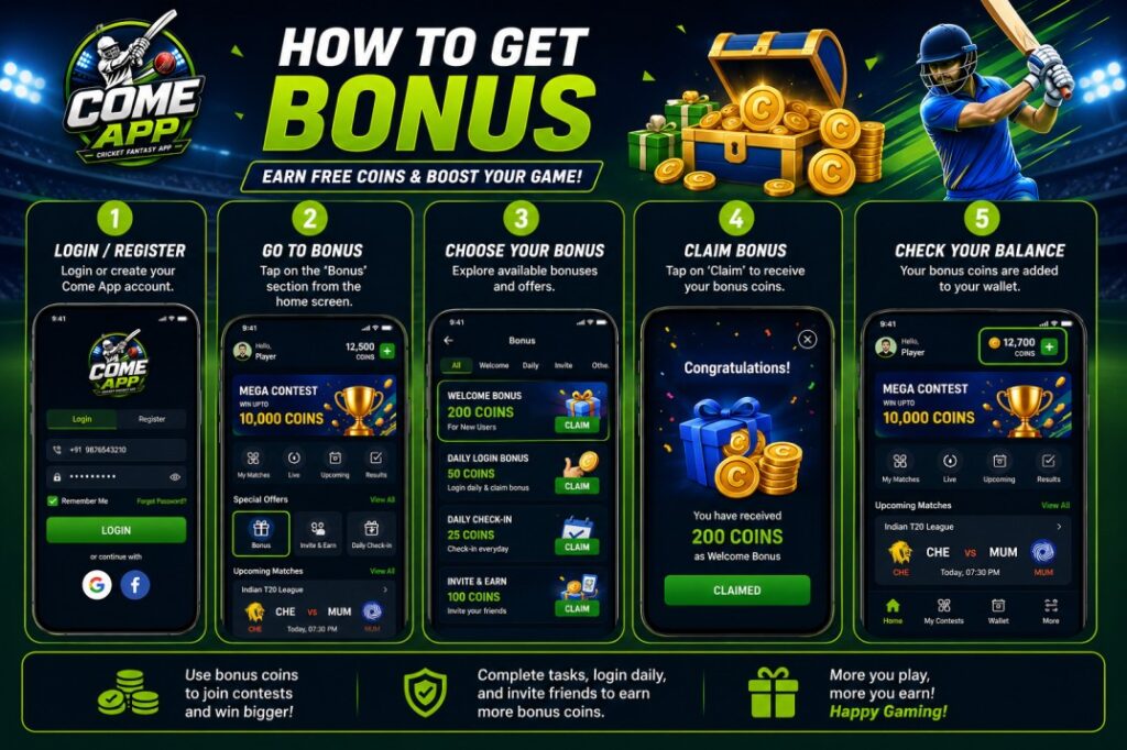 come app bonus